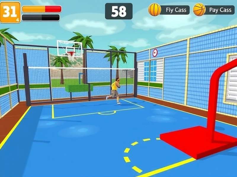 Hoops Bounce India multiplayer match